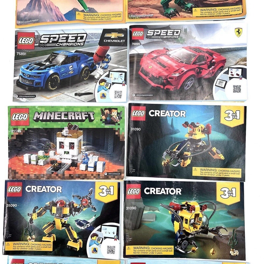 LEGO Creator 31058 31090 31088 75891 71704 Booklets INSTRUCTIONS MANUALS ONLY - Picture 3 of 9